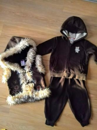 Tepláková súprava+vesta, h&m,86