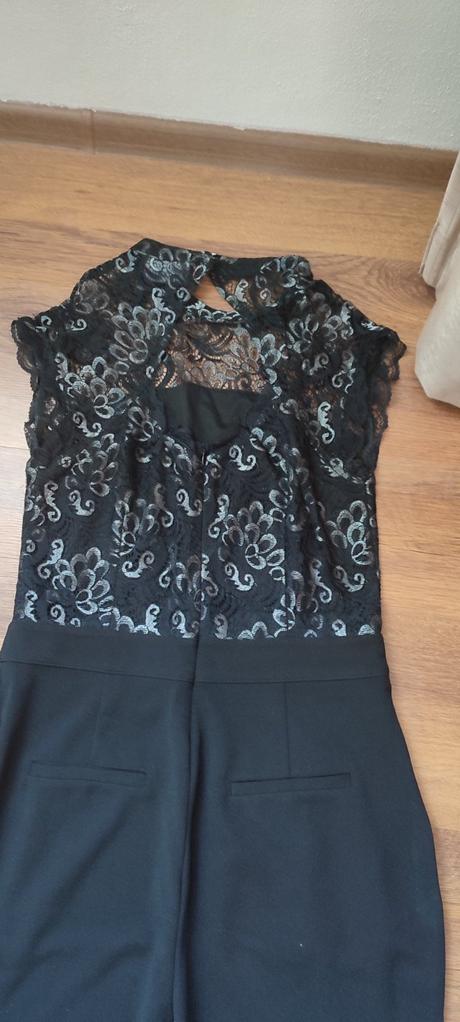 Čierny overal, bershka,36