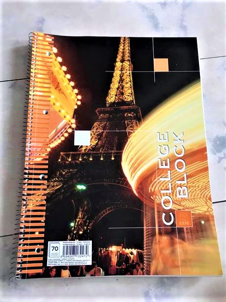 Malý špirálový blok a4 college 2 ks, 