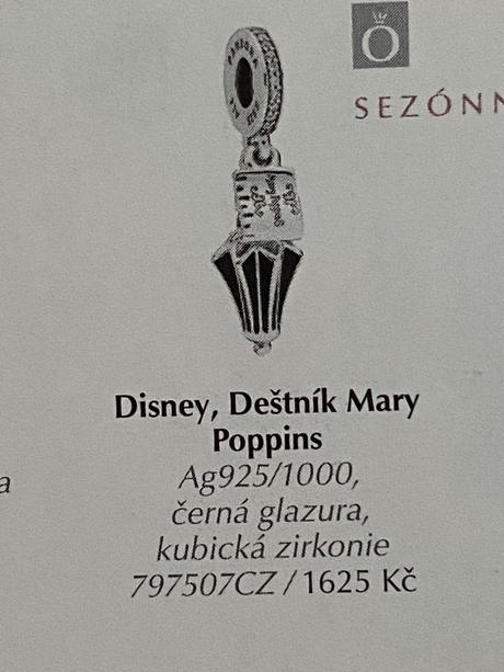 Pandora disney koralky, pandora