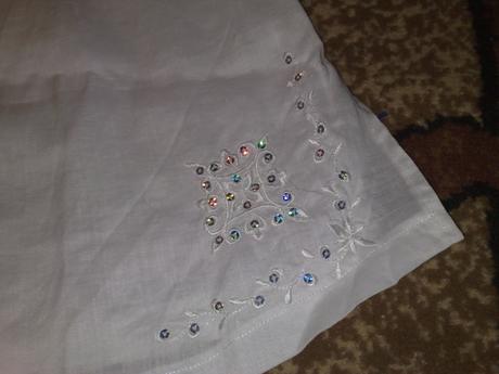 Biela tunika /top ku leginam pre slečnu alebo damu, 46