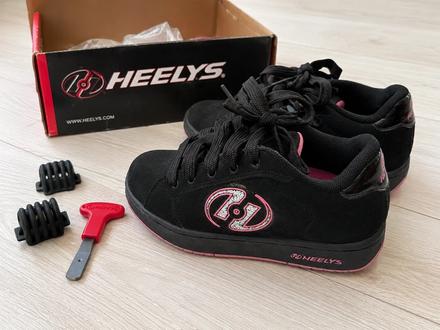 Heelys kolieskové tenisky čierne/ružové, heelys,35