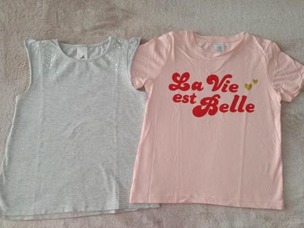 2x tricko, lindex,128