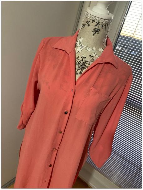 Predĺžená lososová košeľa, 