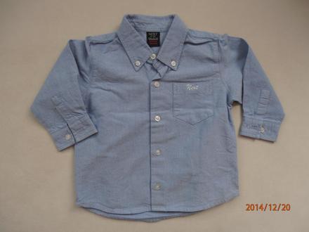 Košeľa s efektom rifľoviny, next,80