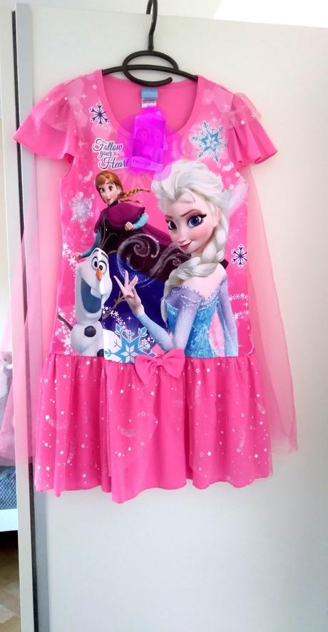 Šaty frozen disney elza 110 122 128 134 nové, disney,110 / 116 / 122 / 128 / 134