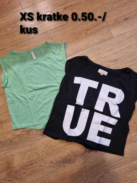 Lacne damske veci xs s m od 0,50.-centov, s