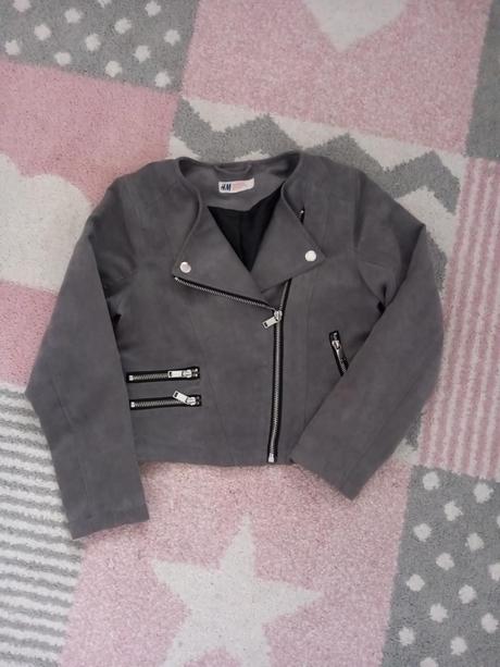 Štýlová dievčenská jarná bundička, h&m,134