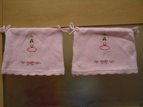 Ružové čiapky zateplené, 98