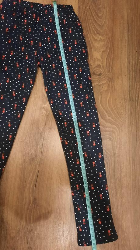 Zateplené vianočné nohavice, 134