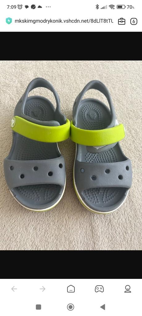 Sandálky crocs c7 - č.23, crocs,23