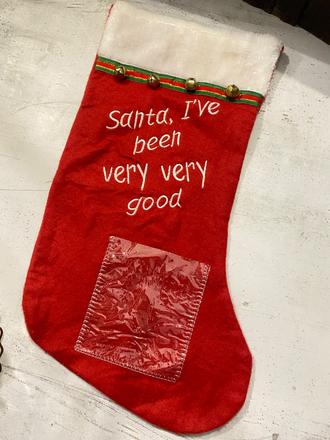 Vianočná mikulášska ponožka, 