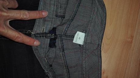 3/4 nohavice riflového strihu, zara,40