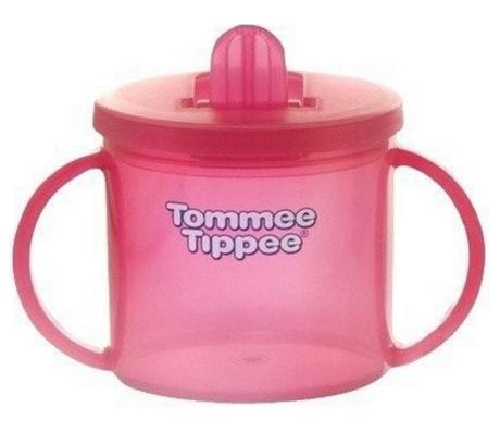 Tommee tippee hrnček pre najmenších dvojuchý ružov, 