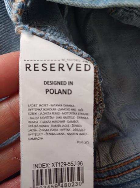 Rifľová bunda, reserved,36