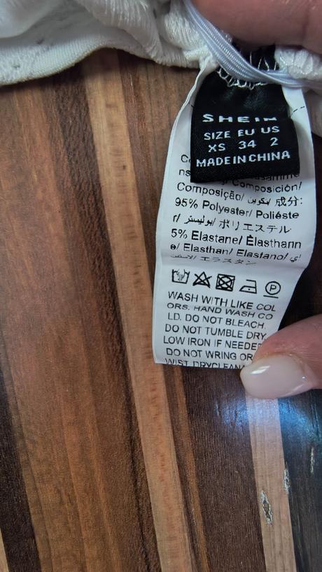 Biely elastický top, xs