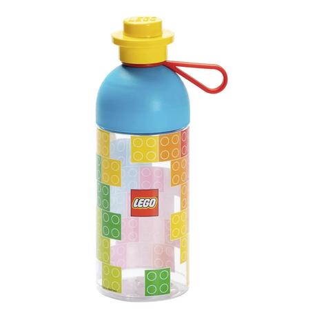 Lego fľaša transparentná - iconic, 
