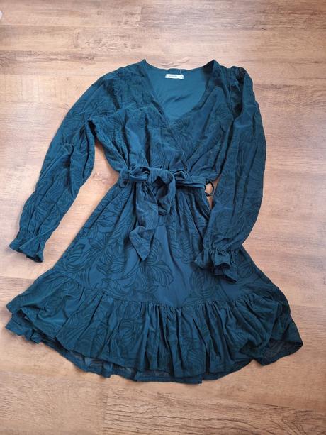 Smaragdové šaty, reserved,xs