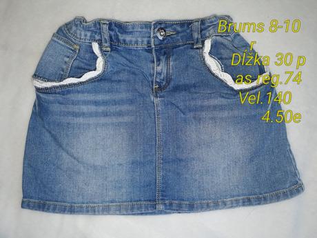 Riflova sukňa 10r, 140