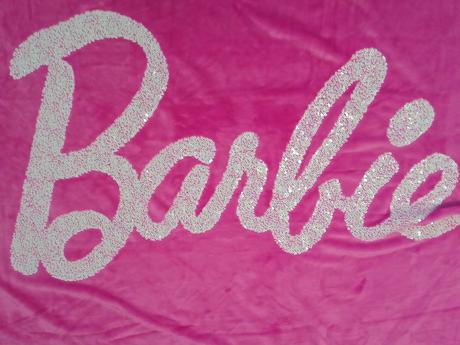 Deka barbie s flitrami 120x150cm, 