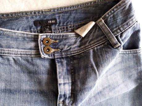 Rifľová minisukňa, h&m,36