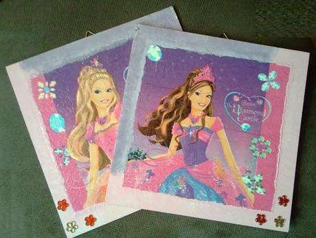 Sada 2 obrázkov princezné, 