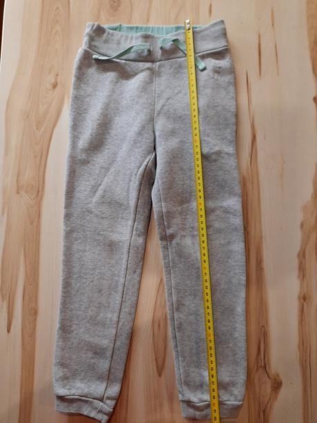 Sivé tepláky, h&m,110