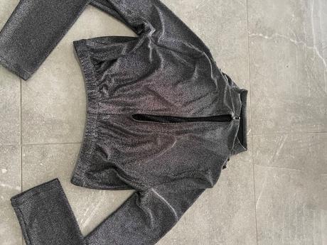 Bershka trblietavý top, bershka,m