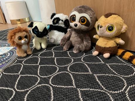 Sada plyšových hračiek v štýle beanie boos/ty,