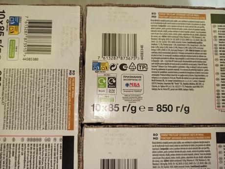 Oblickove krmivo pre macky - urinal / renal,