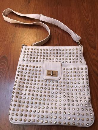 Biela crossbody kabelka,