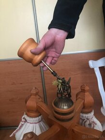 Drevený štýlový luster, 