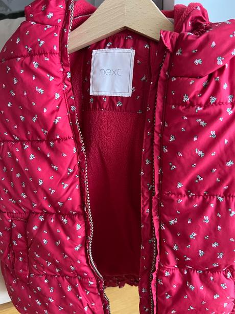 Zimná kvietková bunda zn. next veľ. 92-98 (2-3r.), next,98