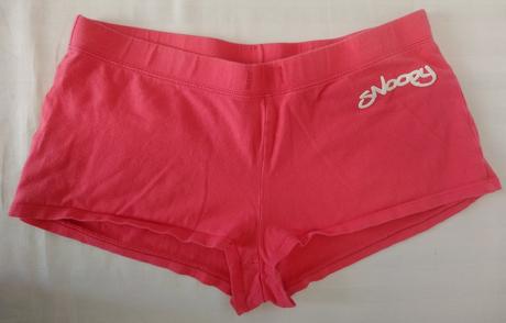 Dámske sýto ružové šortky snoopy, h&m, m, h&m,m
