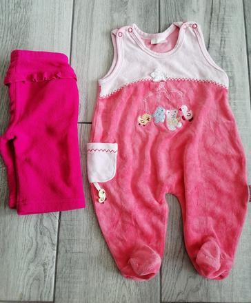 Teplé dupačky (tepláčiky s krajkou) - 62, 62