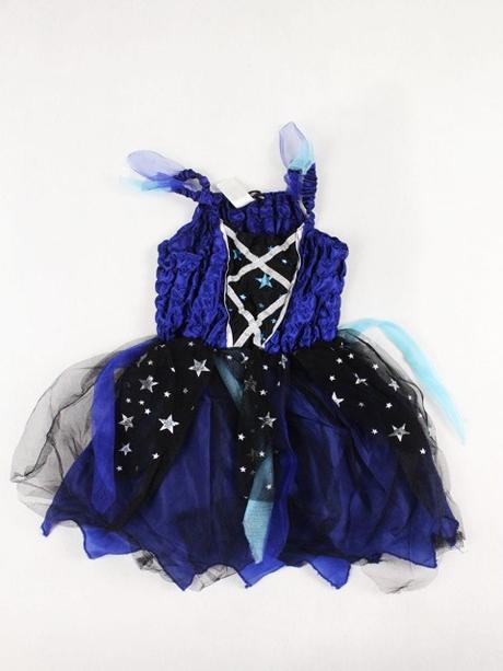 Hviezdne modré karnevalové šaty 1-2 r.,