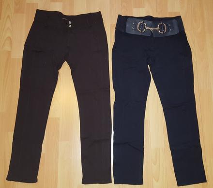 Dámské elastické nohavice 2ks, 42