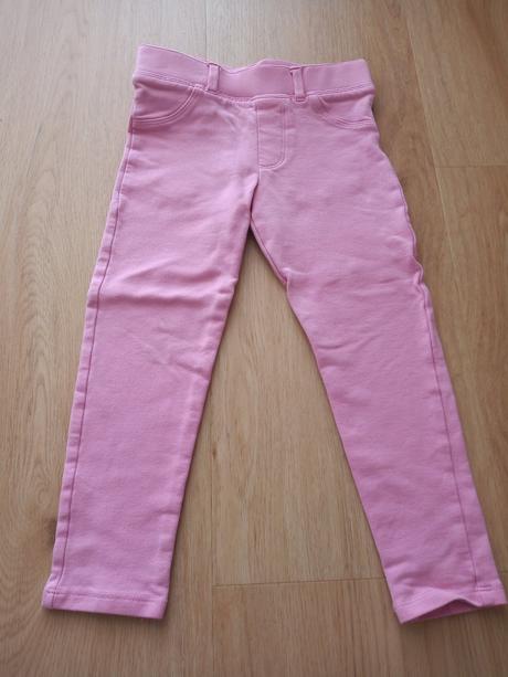 Ružové elastické džegíny, f&f,110