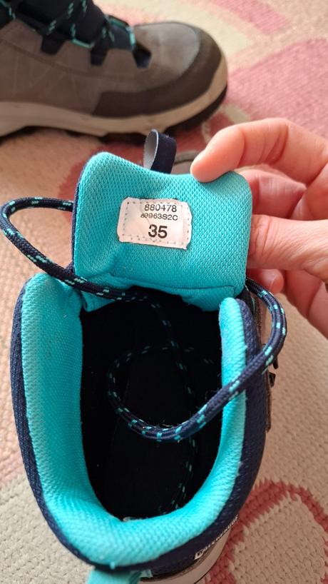 Turistické topánky, quechua,35