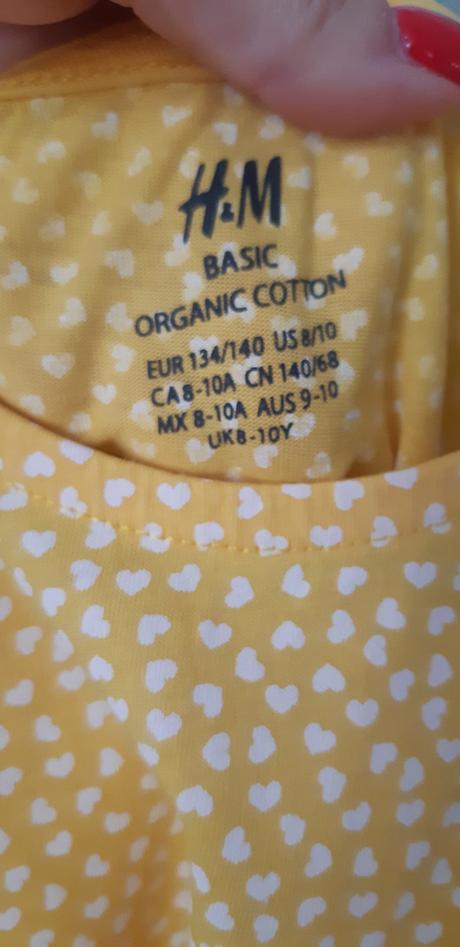 2x šaty, h&m,134