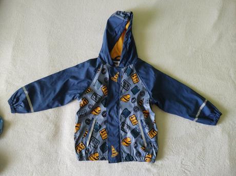 Zateplená pogumovana bunda, lupilu,110