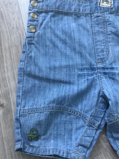 Letné riflové šortky na traky 9-12 mes., cherokee,80