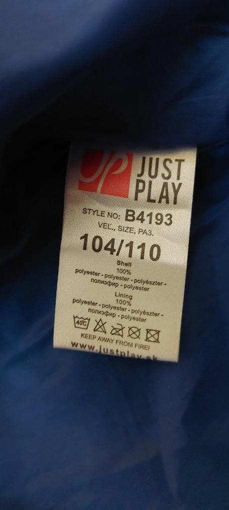 Zimušná bunda just play 104/110, just play,104