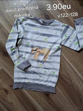 Predĺžená mikina, 122