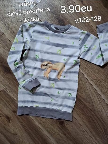 Predĺžená mikina, 122
