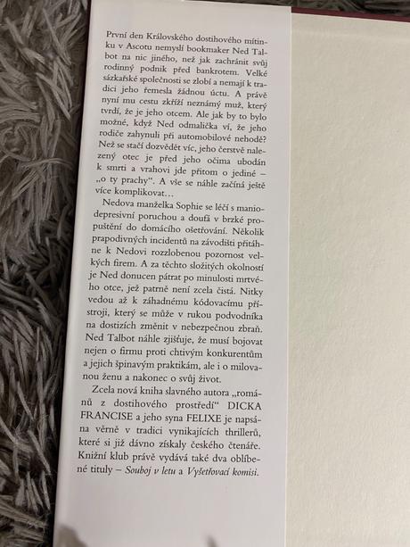 Napínavý thriller vyrovnaný účet francis felix,