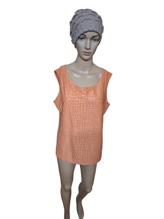 Dámske elastické tričko so štruktúrou, xl