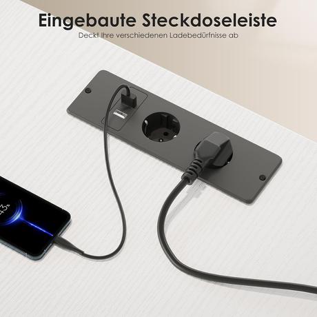 Výškovo nastaviteľný elektrický stôl,
