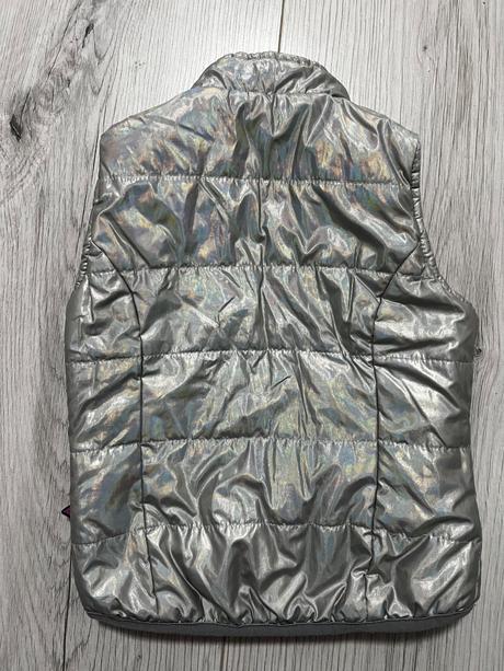 Obojstranná ružovo-strieborná vesta, coccodrillo,86