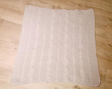 Deka vzor vrkoč handmade, 